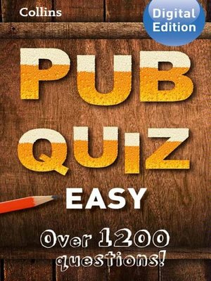cover image of Collins Pub Quiz (Easy)